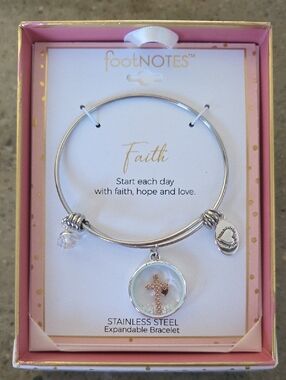 Footnotes Faith Bracelet